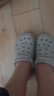卡骆驰（CROCS）贝雅云彩女士洞洞鞋户外休闲鞋|208186 珍珠白-101(含智必星) 36 /37(230mm) 实拍图