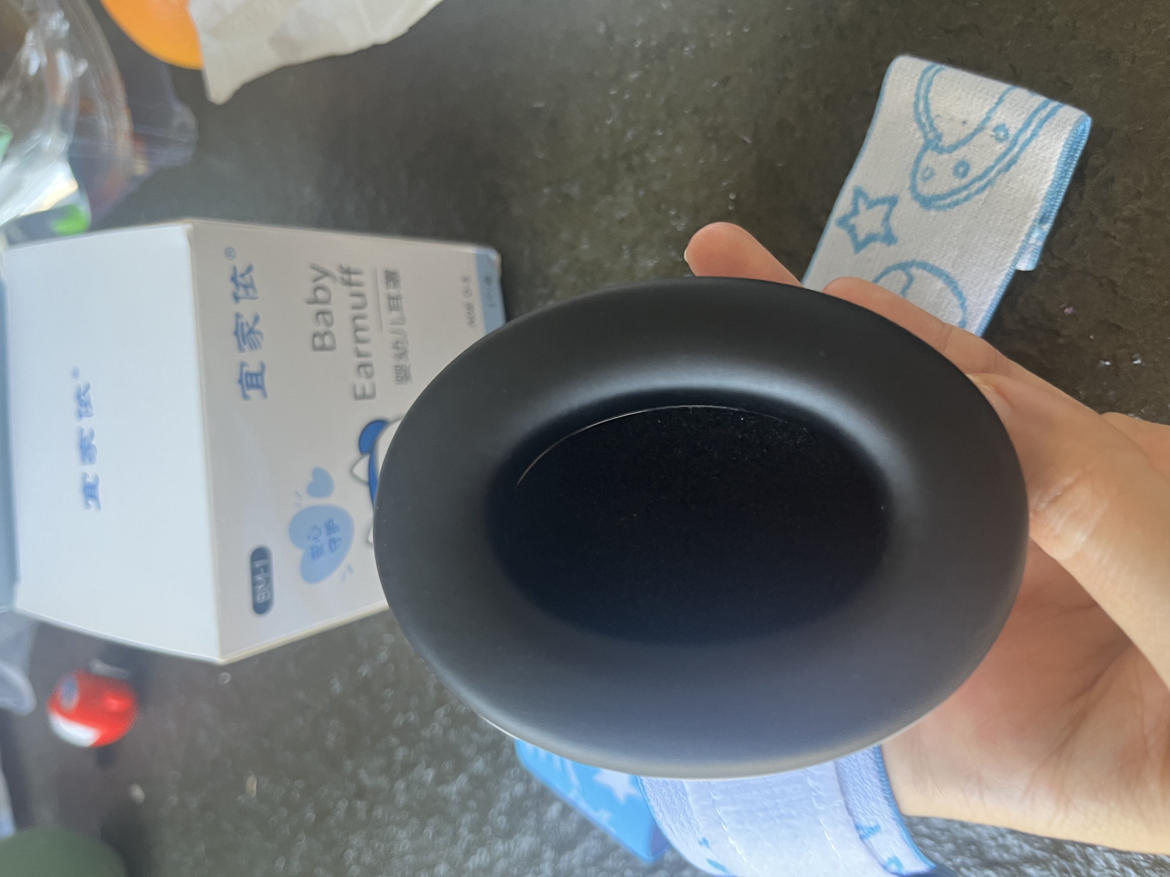 宜家依婴儿降噪耳罩隔音耳塞防噪音飞机减压耳机新生宝宝儿童0-1岁专用 实拍图