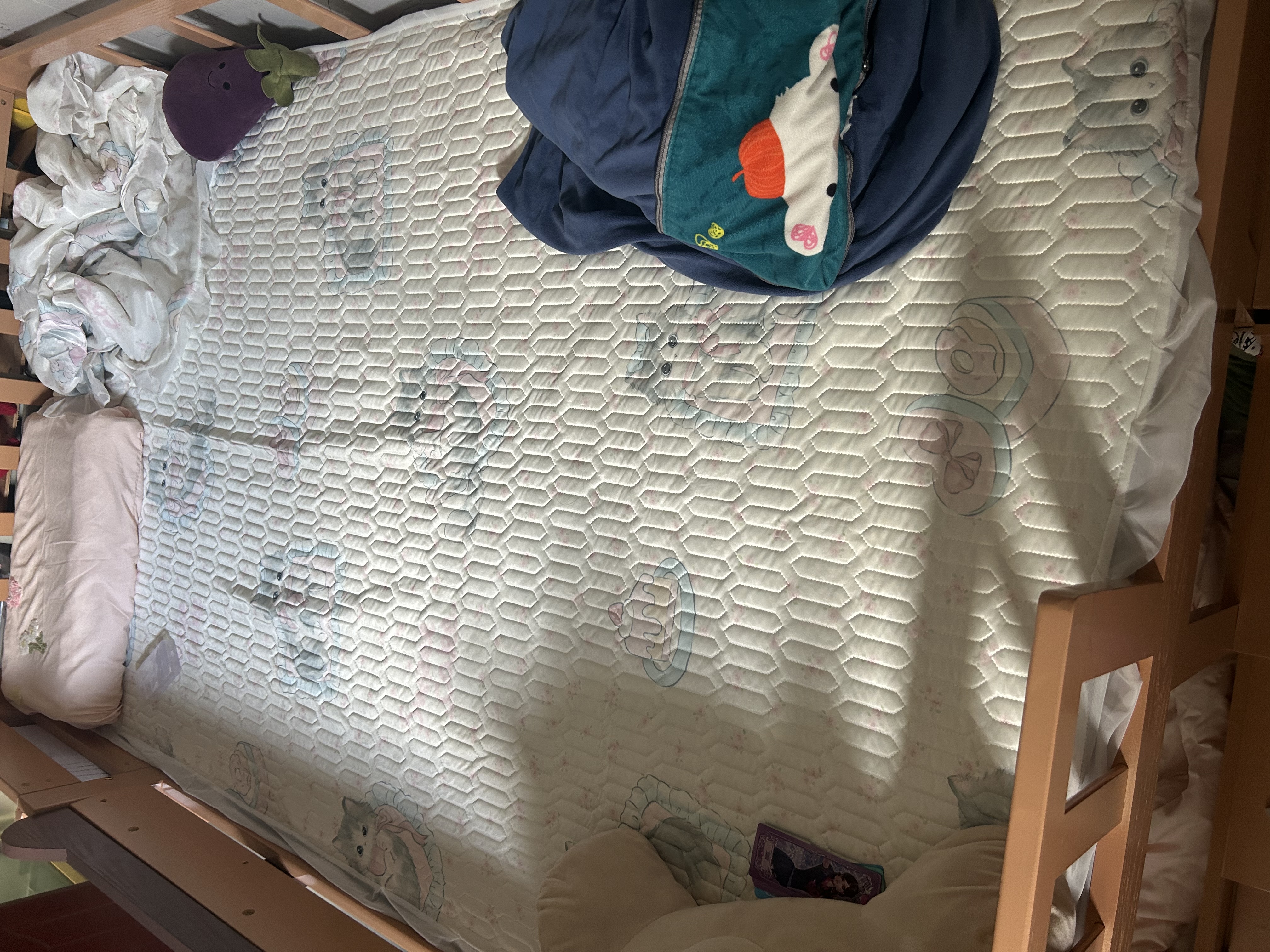 可颜上下铺床儿童床男孩女孩卡通高低床子母床双层床小户型实木上下床 柜梯款 上床宽130  下床宽150 实拍图