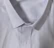 猫人衬衫男长袖纯色商务职业正装男士棉质春秋白衬衫工装外套衬衣男 实拍图