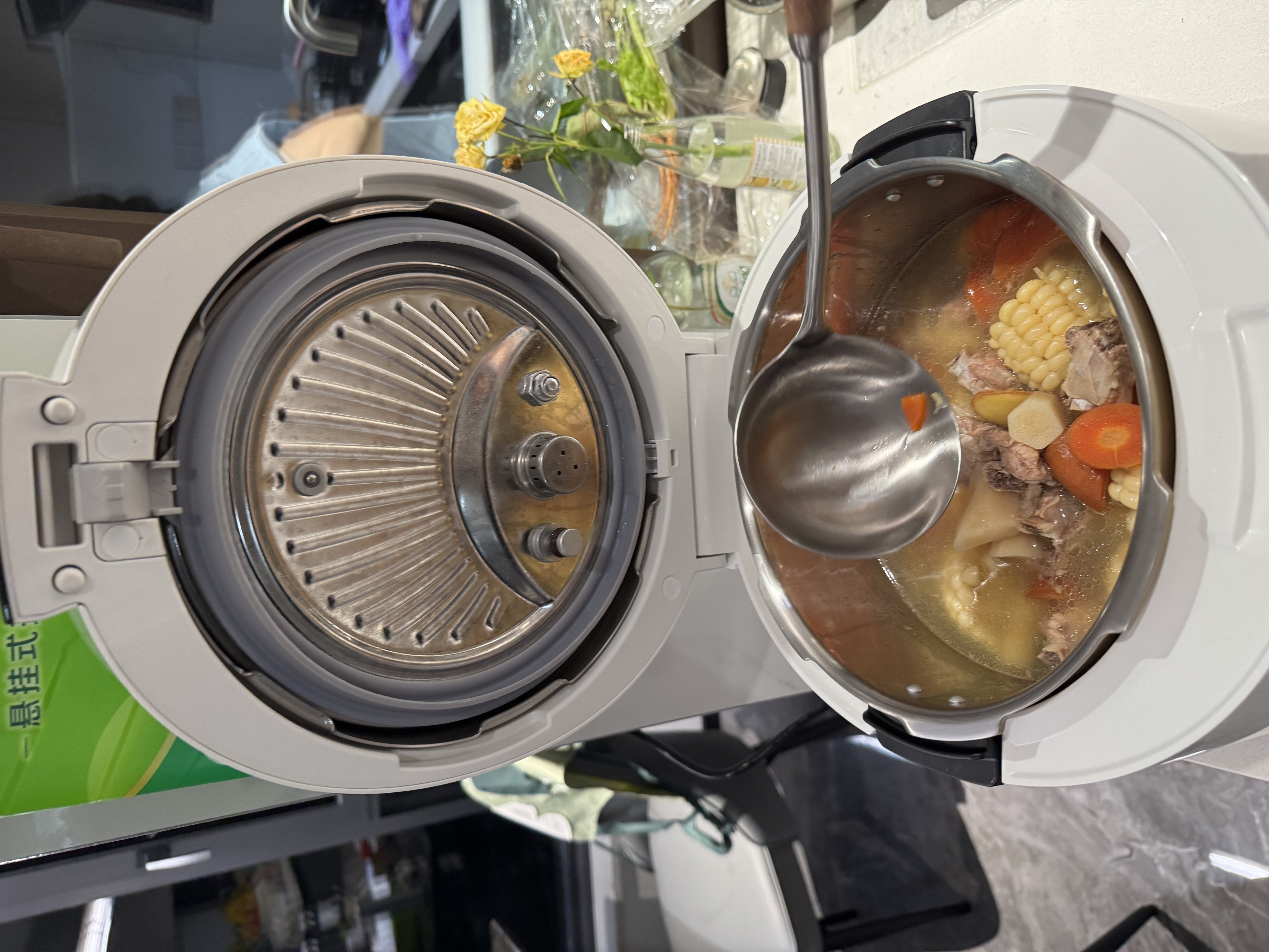 松下（Panasonic）【国家补贴】电压力锅316不锈钢内胆高压锅5L电饭煲2.0倍高压煲汤煮饭 PSS501 【升级0涂层内胆】 实拍图