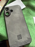 世咏（SHIYONG）适用苹果17手机壳 iphone17保护套全包超薄防摔轻奢羊巴皮简约国风小羊皮男女款 灰色 实拍图