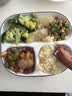 拜杰陶瓷减脂定量餐盘211家用分格餐盘早餐盘饺子盘水果盘三格8.6寸 实拍图