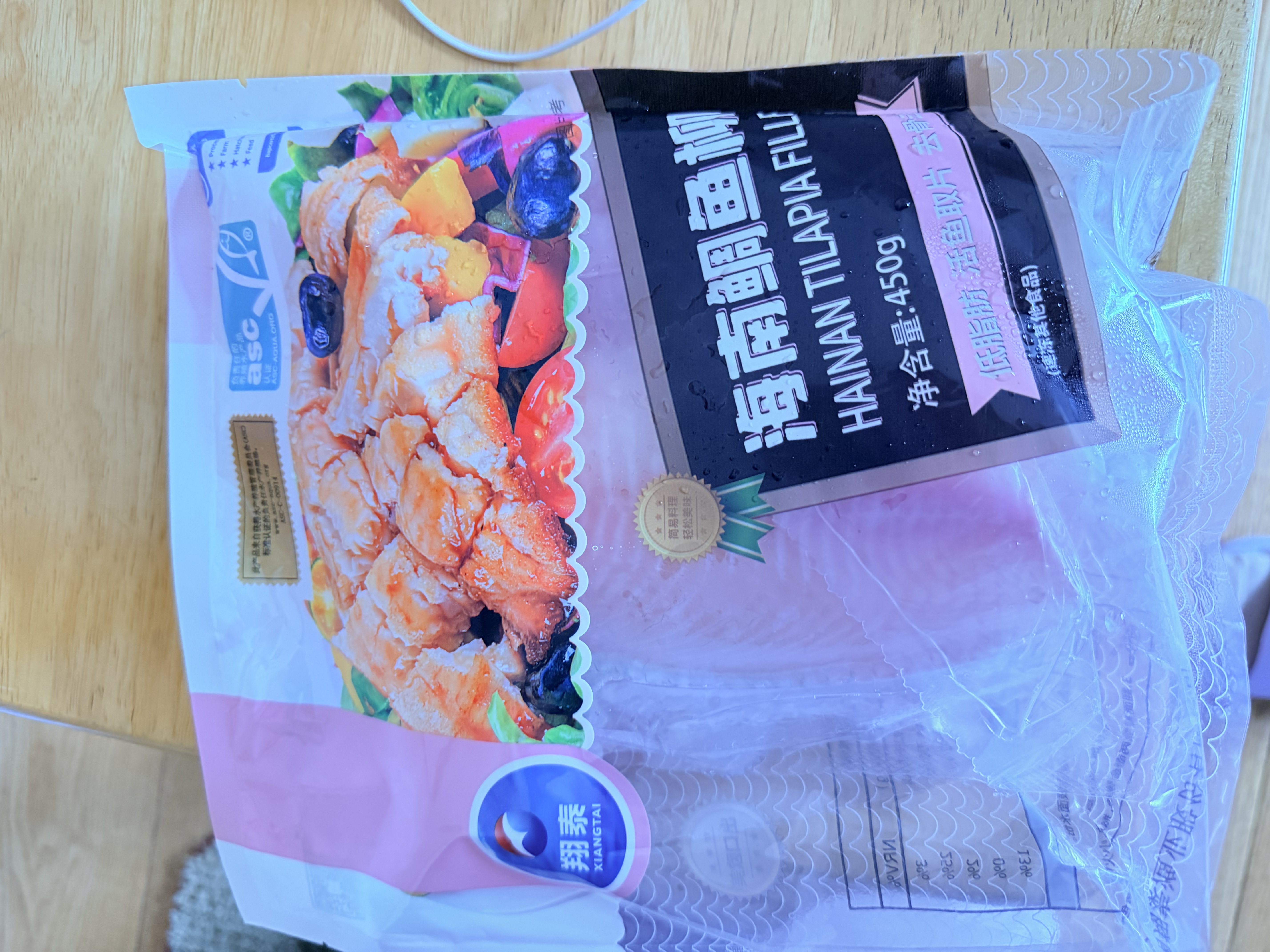 翔泰海南罗非鱼鲷鱼柳450g/袋6~7片鱼片火锅生鲜鱼类海鲜水产 实拍图