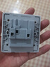 德力西（DELIXI）开关插座面板 CD815系列 10A斜五孔插座 QSE86ZS/3 实拍图