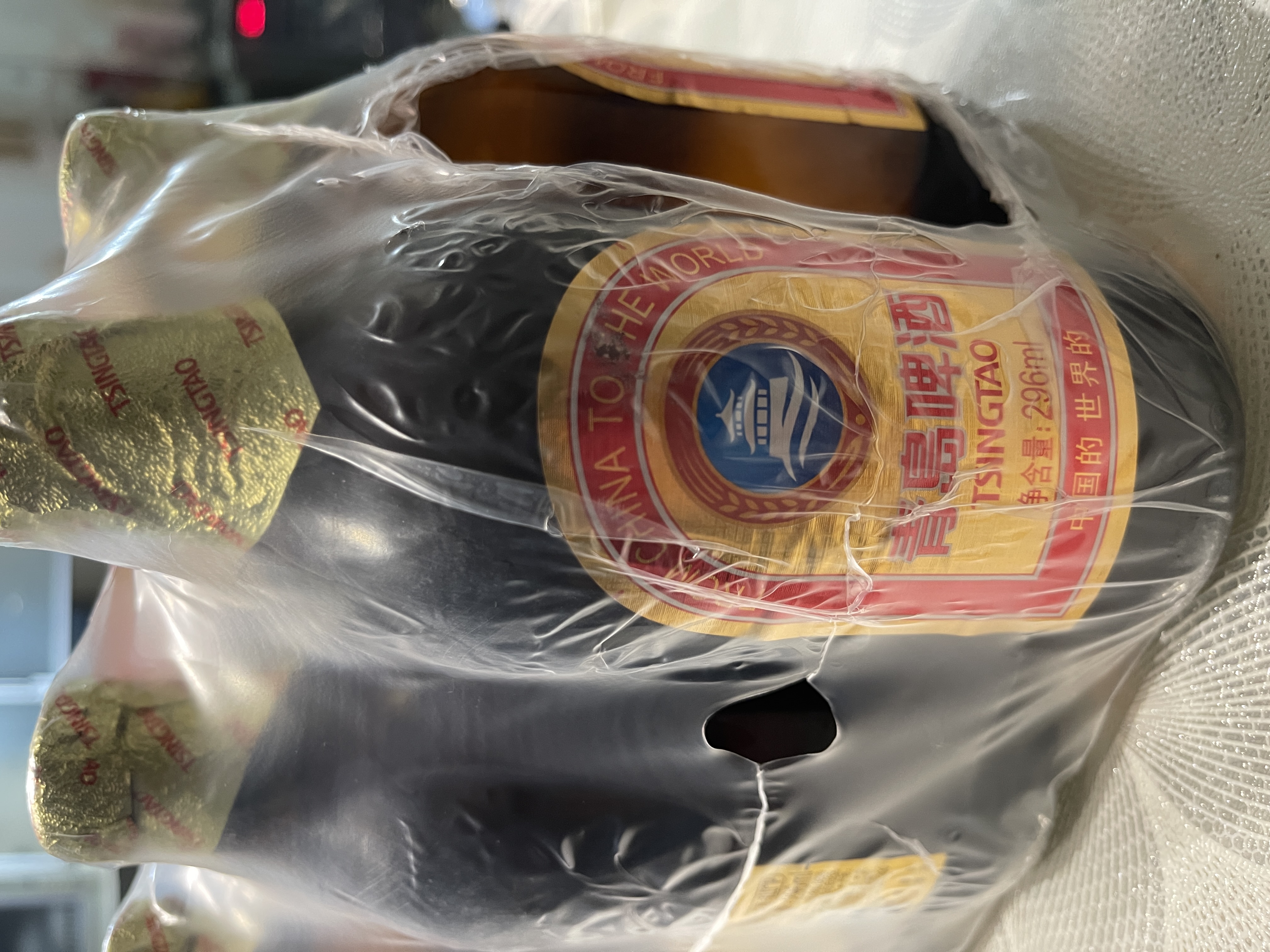 青岛啤酒（TsingTao）金质小棕金低温酿造296ml*6瓶 实拍图