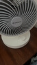 艾美特（AIRMATE）【热销爆款】】空气循环扇桌面电风扇台式家用办公室宿舍床上直流节能享轻音插电充户外露营风扇 【标配旋钮款】简约白 实拍图