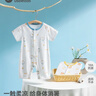 贝肽斯婴儿衣服夏季薄男女宝宝连体衣纯棉新生儿哈衣爬服短袖睡衣空调服 实拍图