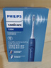 飞利浦（PHILIPS）声波电动牙刷钻石3系 5倍洁齿5种模式 洁净亮白2刷头 生日礼物送男士/女友 HX5181/02蓝 实拍图