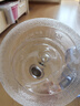 拜杰纯净水桶 食品级PC矿泉水桶透明手提式水桶茶水桶 大容量水桶黑盖7.5L 实拍图