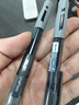 得力（deli）臻顺滑中性笔签字笔 0.5mm子弹头按动笔水笔 办公用品 黑色 12支/盒S08 实拍图