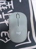 罗技（Logitech）M221 轻音鼠标 无线鼠标 办公鼠标 对称鼠标 带无线微型接收器 薄荷绿 实拍图