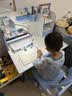 海旭成儿童学习桌椅套装家用书桌小孩子写字桌中小学生作业桌写字台 实拍图