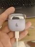 漫步者（EDIFIER）【次日达】Lolli Air真无线蓝牙耳机半入耳式蓝牙V6.0通话降噪AI翻译耳机超长续航Pro节日礼物设备 【电镀皮纹设计】冰鸢紫+入会立减5元 实拍图