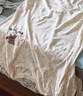 猫人（MiiOW）睡裙女士睡衣女纯棉防螨可爱小熊套头家居服米白2XL 实拍图