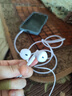 联想（Lenovo）有线耳机 HIFI音质高解析音频带麦降噪直播k歌唱歌音乐运动半入耳式游戏耳机3.5mm礼物 YF01紫色 实拍图