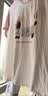 猫人睡衣女士夏季2026新款纯棉薄款凉感短袖休闲甜美家居服粉色2XL 实拍图