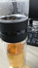 天喜（TIANXI）茶杯玻璃杯双层茶水分离杯大容量便携办公室男士水杯父亲节礼物 实拍图