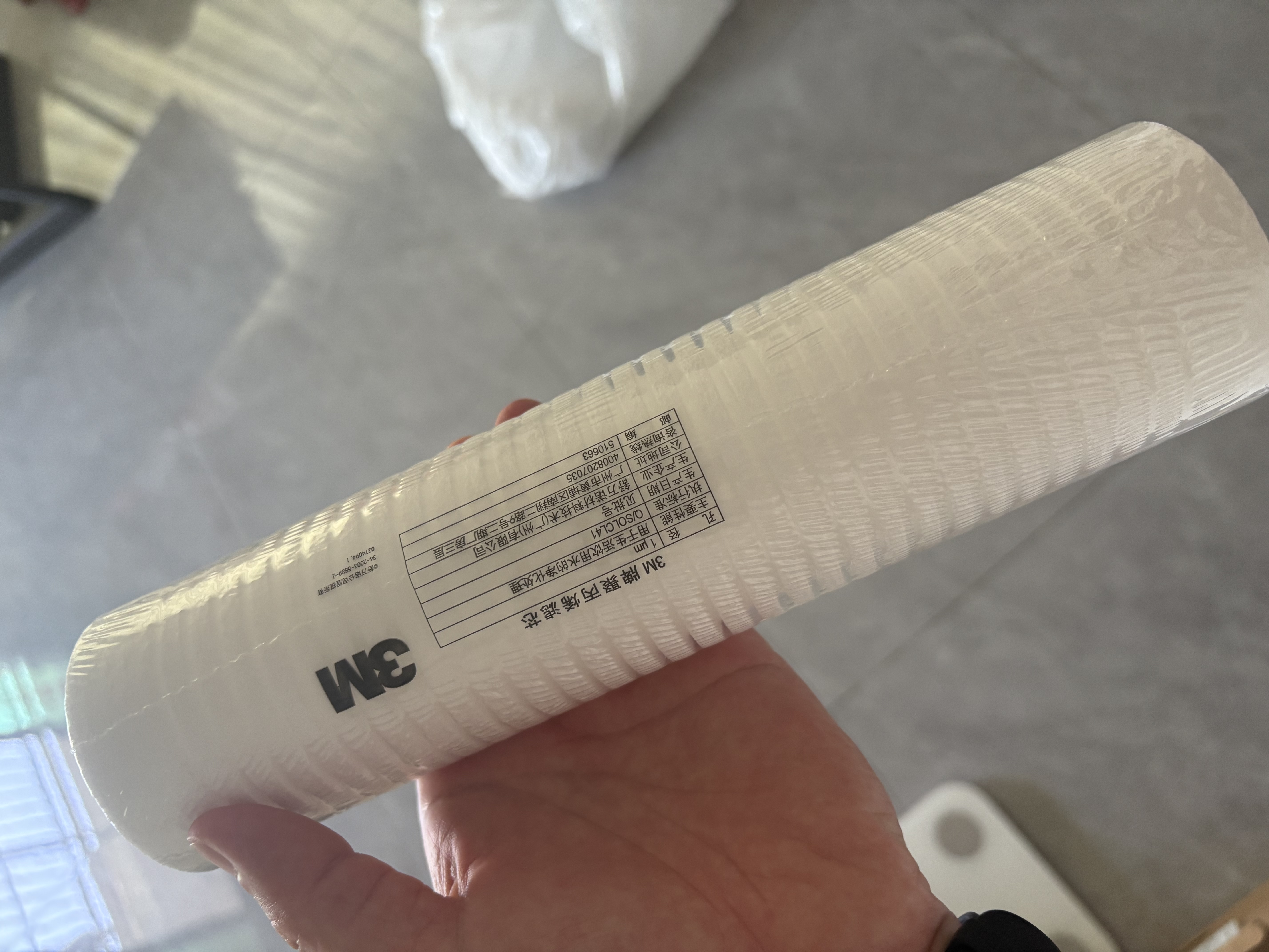 3M净水器家用净水机前置预过滤Y16 PP棉滤芯套装（三支装） 实拍图