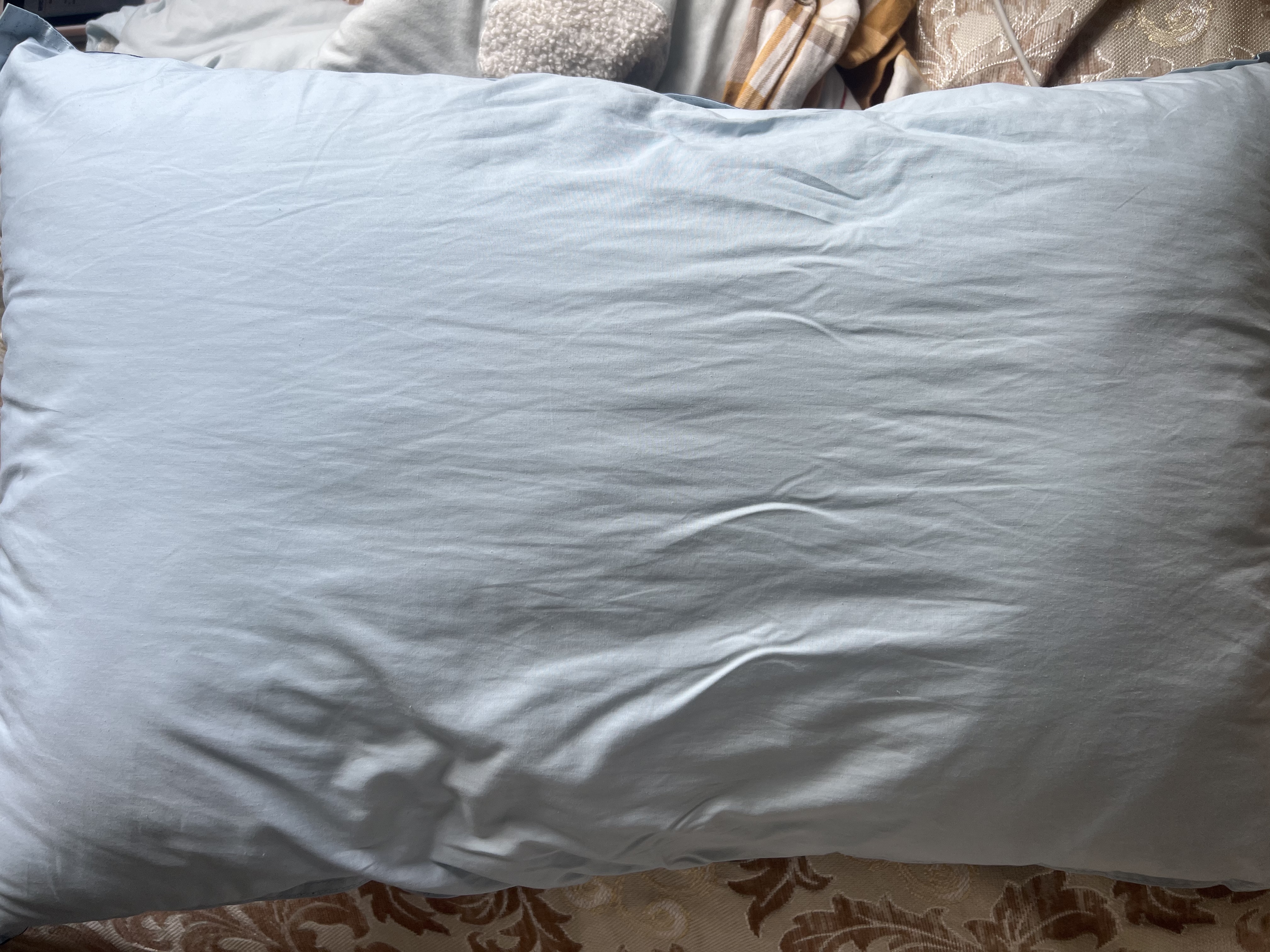 海澜之家（HLA）枕头枕芯一套护颈枕一芯睡眠颈椎病深度睡眠专用男士家用一对装 【7A类抗菌】48*74cm-深蓝 单只 中枕 实拍图