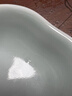 得力（deli）陶瓷梅花墨碟（蓝）小学生初学者书法专用文房四宝小砚台多功能笔搁毛笔架水碟绘画调色盘 实拍图
