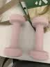 Keep浸塑哑铃彩色男女士家庭用增肌减脂健身锻炼器材肌肉塑形有氧哑铃 樱粉1kg*2/练手臂 实拍图