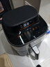 美的（Midea）0涂层钛钢智烤双显空气炸锅双热源免翻不锈钢空气炸锅蒸烤一体2026新款 家用大容量6.5L KZC6555J 实拍图