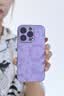 圣图朗液态小羊皮草莓小熊适用iphone17promax苹果15手机壳13新款14plus高级感女12全包16卡通男11保护套 液态小羊皮草莓小熊-草紫色 iPhone 14 Pro 实拍图