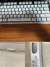 前行者V3 104键无线键盘蓝牙双模静音机械手感高颜值轻薄办公薄膜键盘笔记本台式电脑iPad通用 奶白色 实拍图