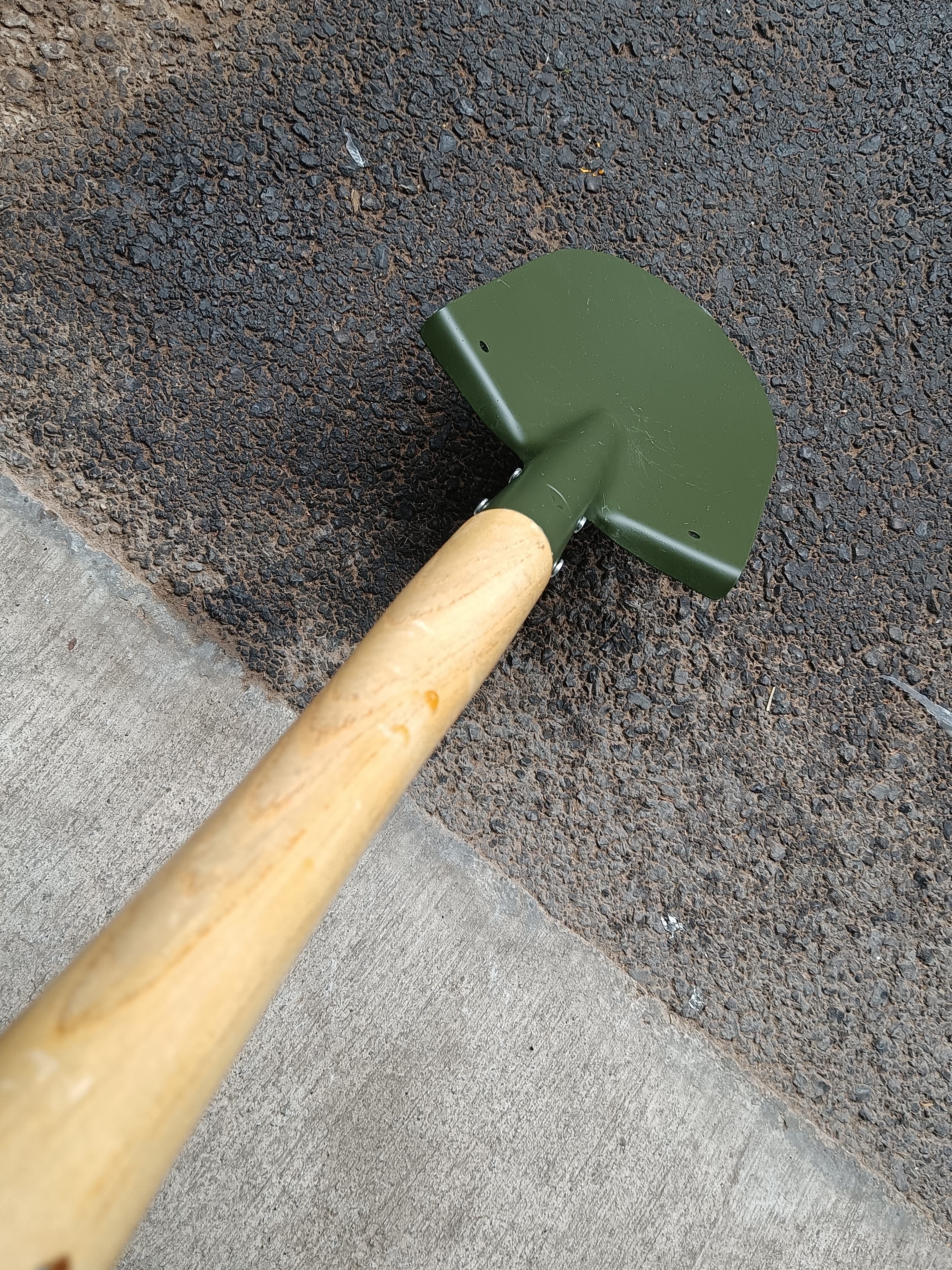 腾驰 工兵铲锰钢 自驾游装备 木质手柄小铁锹园艺工具车载防身 CZ6430 实拍图