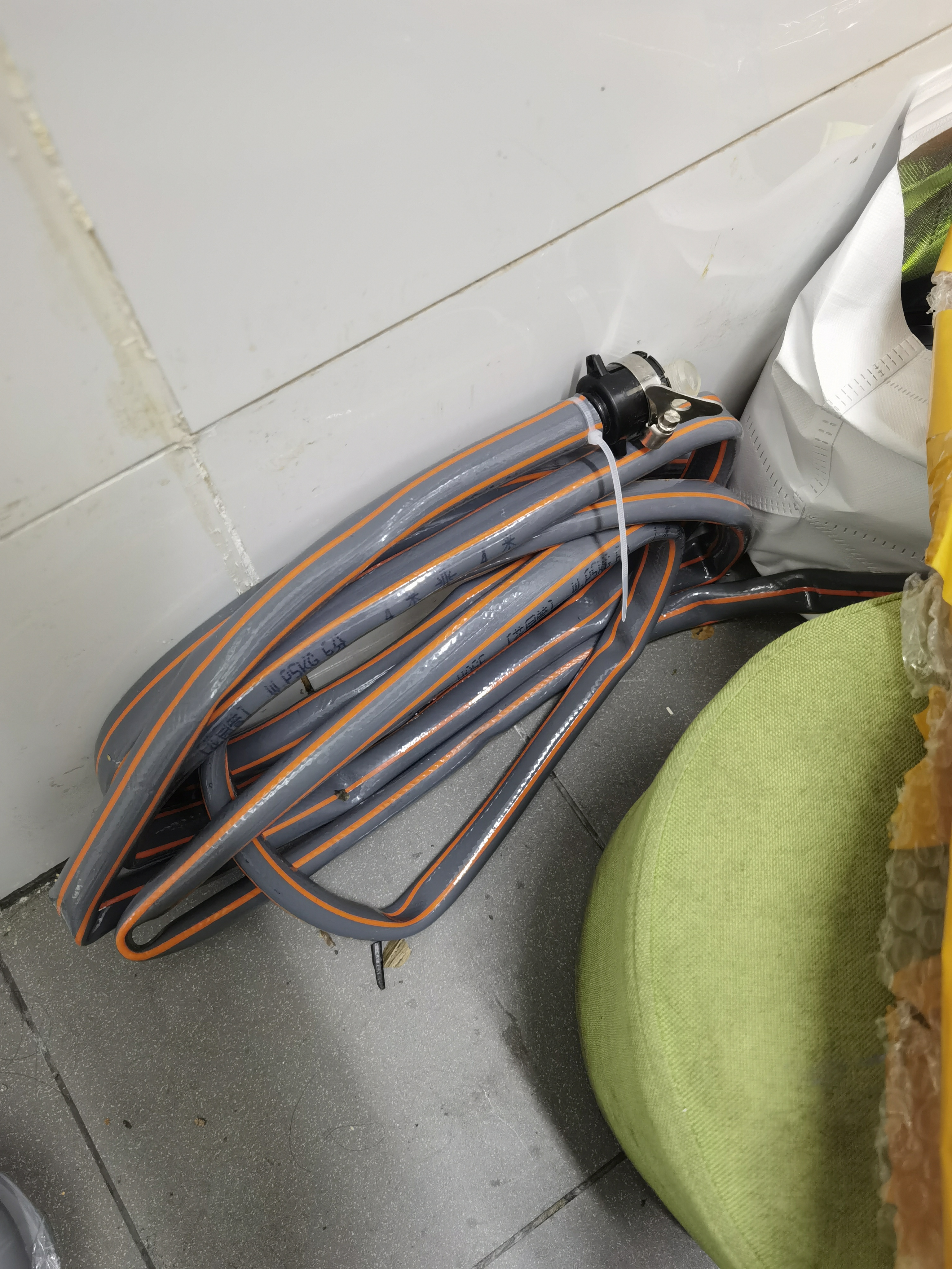 漫德莱水管软管 花园浇花浇水自来水软管家用洗车高压pvc塑料管6分5米 实拍图