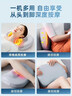 志高颈椎按摩器按摩枕腰部按摩仪按摩枕头颈部肩颈背多功能车载按摩靠垫生日礼物父亲节礼物送爸爸妈妈 旗舰红+正反揉捏+红光热敷+3档力度调节+车家俩用 实拍图