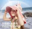 Kocotreekk树儿童防晒帽防紫外线大帽檐夏宝宝遮阳帽男童女童渔夫太阳帽子 实拍图