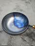京严正宗经典大肚铁锅无涂层炒锅炒菜不粘锅手工熟铁锅燃气电磁炉专用 【老匠人手作】适合5-10人 直径 28cm 山东老字号铁锅技术｜3.5mm加厚底 实拍图