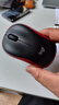 罗技（Logitech）M185鼠标 无线鼠标 办公鼠标 对称鼠标 黑色红边 带无线2.4G接收器 实拍图