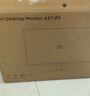 小米（MI）Redmi 27英寸显示器 A27 IPS技术 100Hz高刷新率 三微边设计 低蓝光爱眼 电脑办公显示器显示屏 实拍图