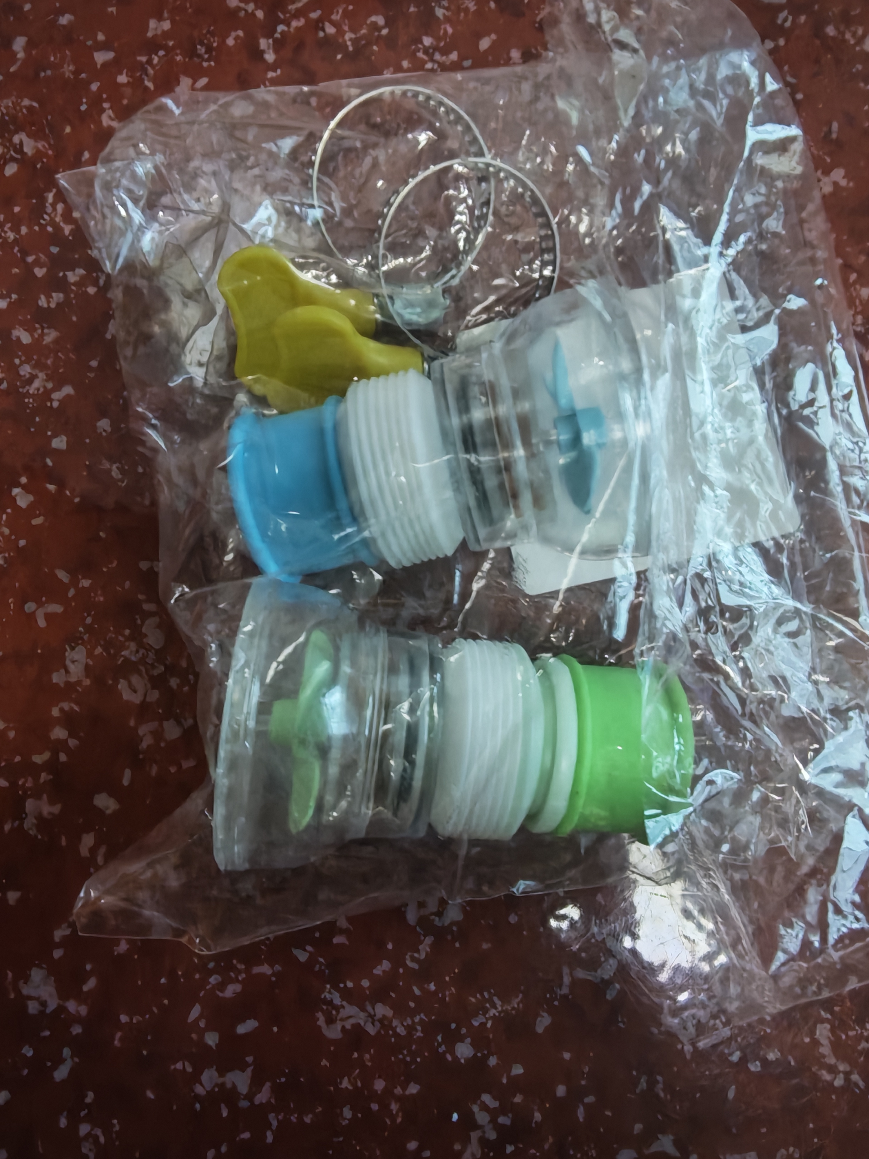 维简水龙头防溅头过滤器厨房防溅水龙头过滤延伸器神器万能接头3色3个 实拍图