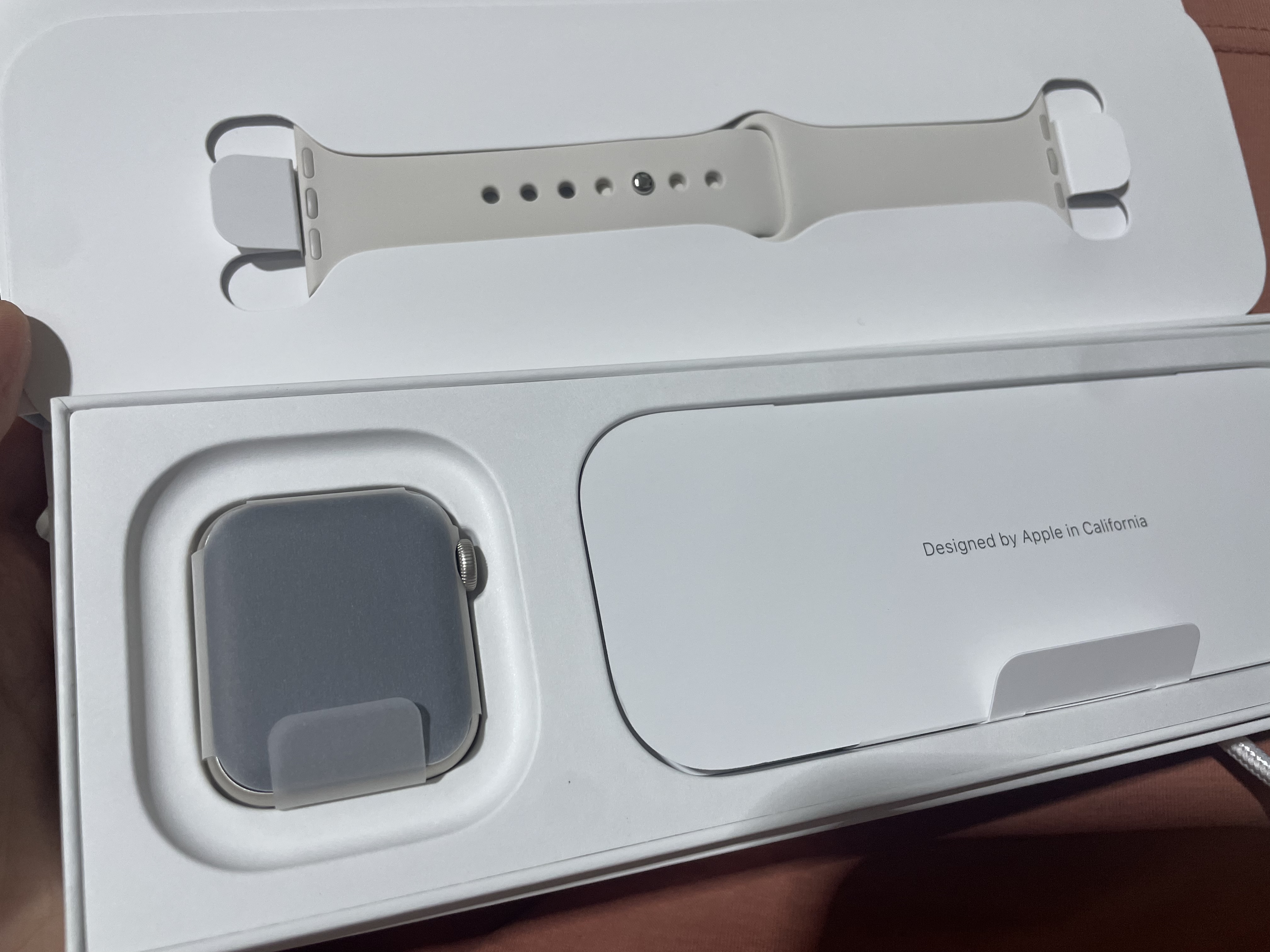 Apple/苹果 Watch SE 3 智能手表GPS款40毫米星光色铝金属表壳星光色运动型表带S/M MEH44CH/B 实拍图
