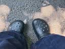 卡骆驰（crocs）经典云朵Clog女沙滩洞洞鞋凉拖鞋206750 黑色  35  实拍图