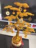 赟娅金色摇钱树发财树招财摆件电视酒柜轻奢高档装饰乔迁新居开业礼物 金色发财树【加密多叶款】38cm 实拍图
