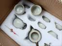 琦轩源竹制茶盘茶具套装家用小型沥水茶台汝窑功夫茶壶茶杯轻奢高档套餐 实拍图