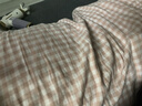 MUJI[自营限定款]女士无侧缝 双层纱织睡衣 纯棉家居服 薰衣草色 L 实拍图