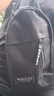 运动跑步包男休闲斜挎包手机包防泼水健身包女单肩包 黑色 实拍图