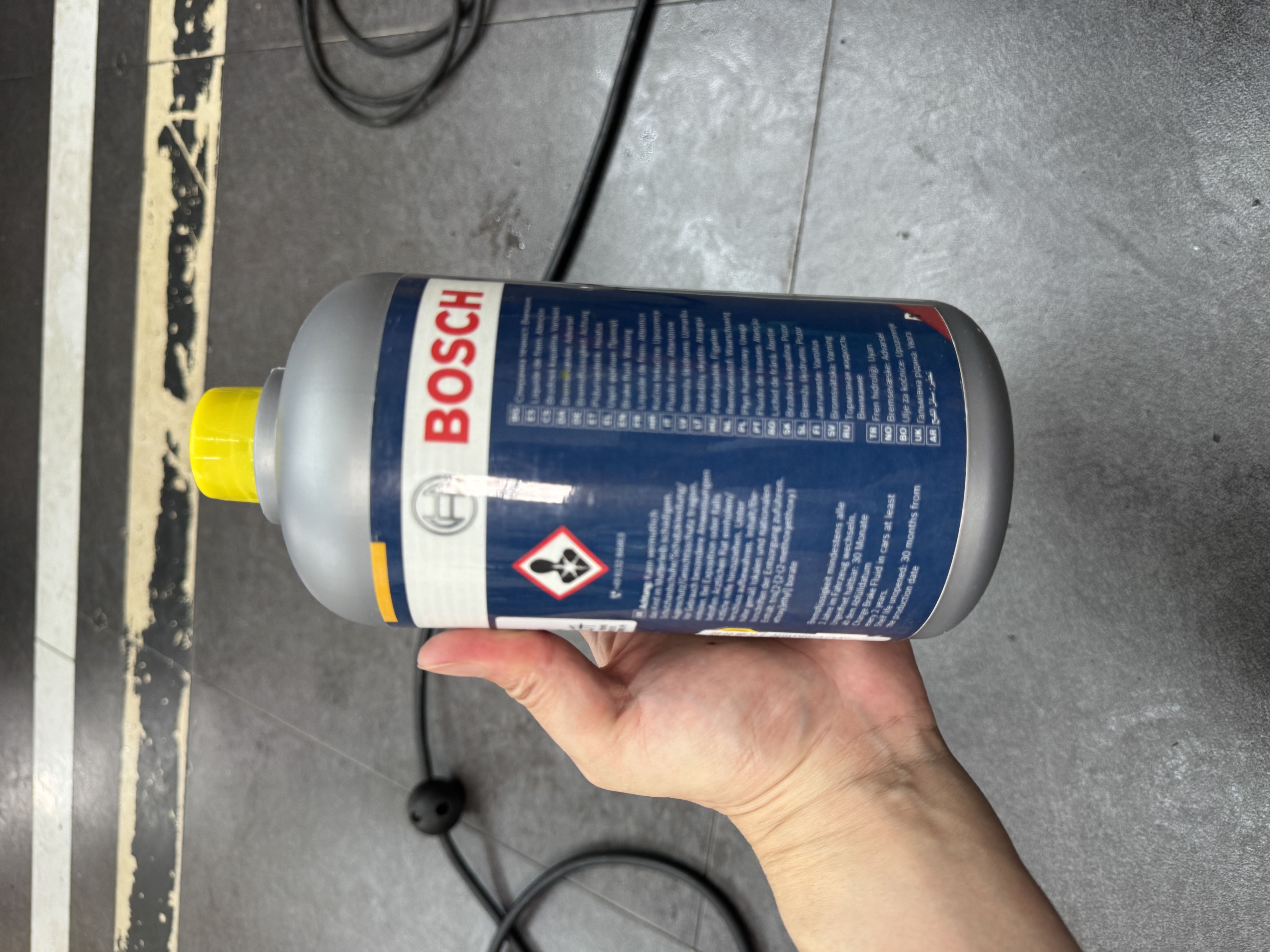 博世（BOSCH）刹车油制动液DOT4 HP高端刹车油原装进口1L装 包安装 实拍图