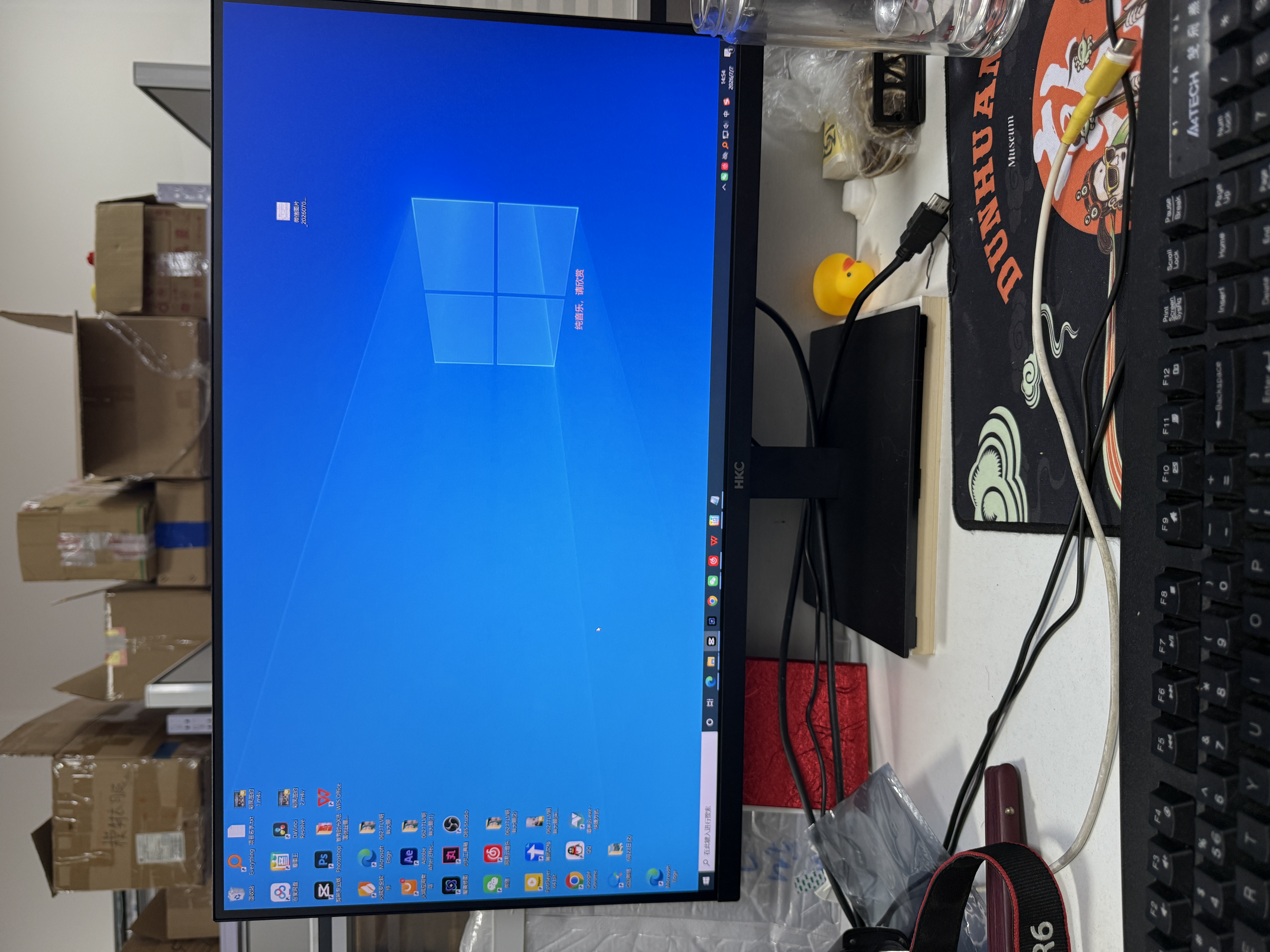 HKC 27英寸2K高清100Hz显示器HDR10硬件低蓝光广视角HDMI接口家用电子书办公液晶电脑显示屏S2716Q 实拍图