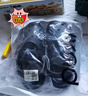 朴西沙滩休闲洞洞鞋女士EVA厚底增高情侣凉鞋男 珍珠黑 44-45  实拍图