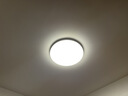 欧普照明（OPPLE）全光谱护眼吸顶灯卧室灯智能LED照明灯具简约现代快装圆形 实拍图