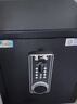 虎牌保险柜家用小型床头保险箱办公财务专用 密码指纹WIFI远程全钢防盗可入墙固定入衣柜保管箱 45cm高 黑色（大双层）【超值推荐】 密码款(密码+钥匙) 实拍图