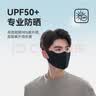 京东京造【3只装】防晒口罩女面罩男薄款夏季防紫外线冰丝透气护眼角黑色 实拍图