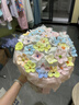 三彩熊陶瓷花束33朵永生花女生生日礼物毕业送女友女孩闺蜜七夕花束 实拍图